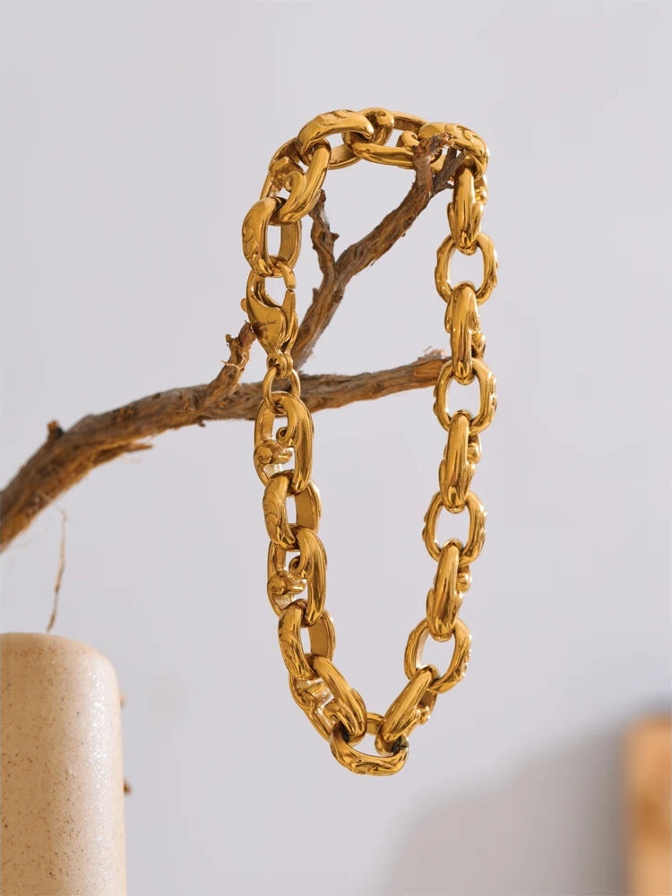 22cm cuban chain men fashion bracelet - product image