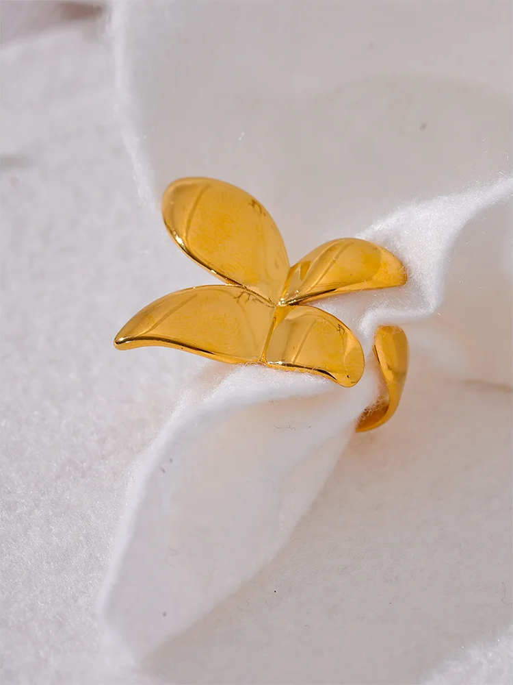 Butterfly contemporary waterproof fashion ring - product image