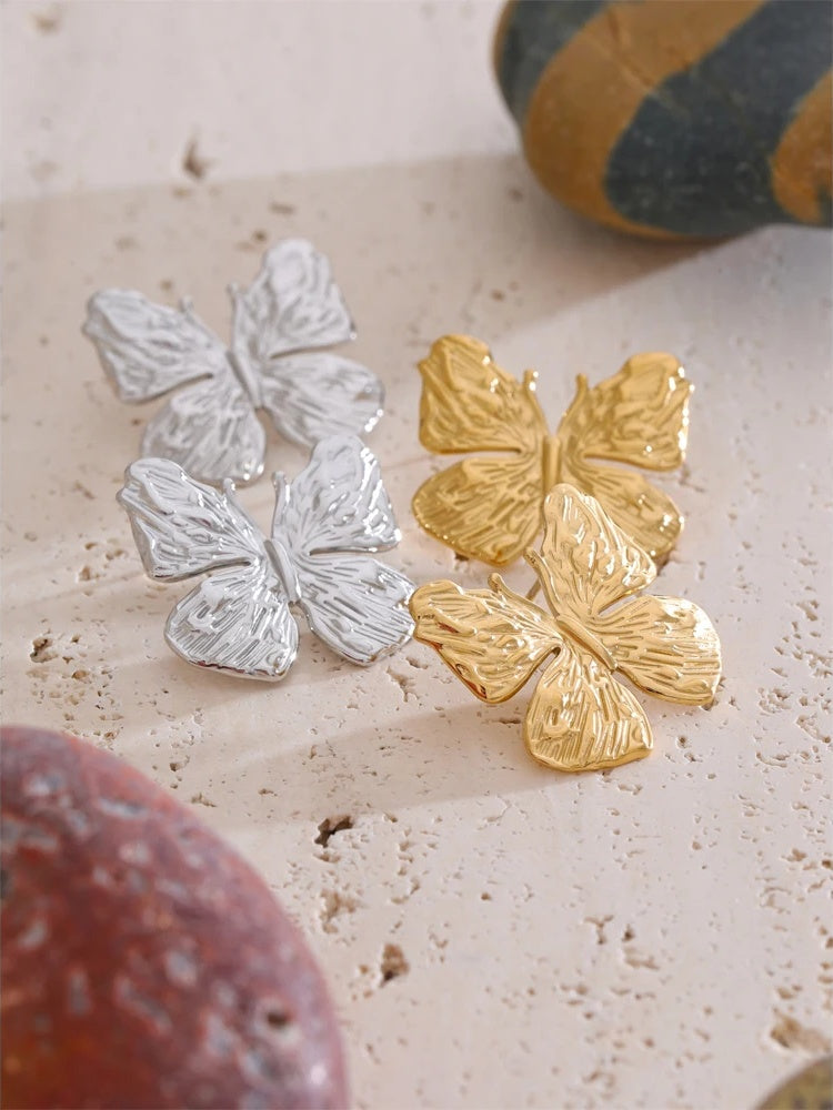 Butterfly daily waterproof stud earrings - product image