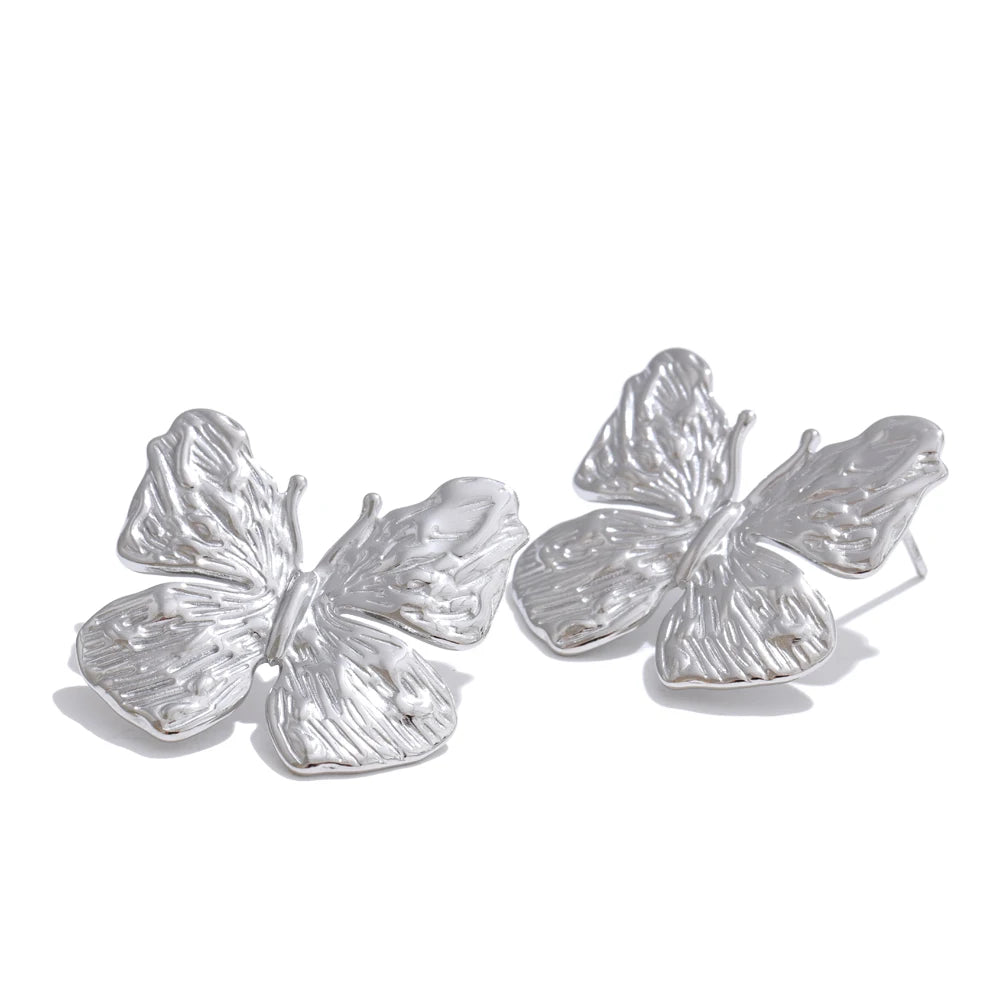 Butterfly daily waterproof stud earrings - product image