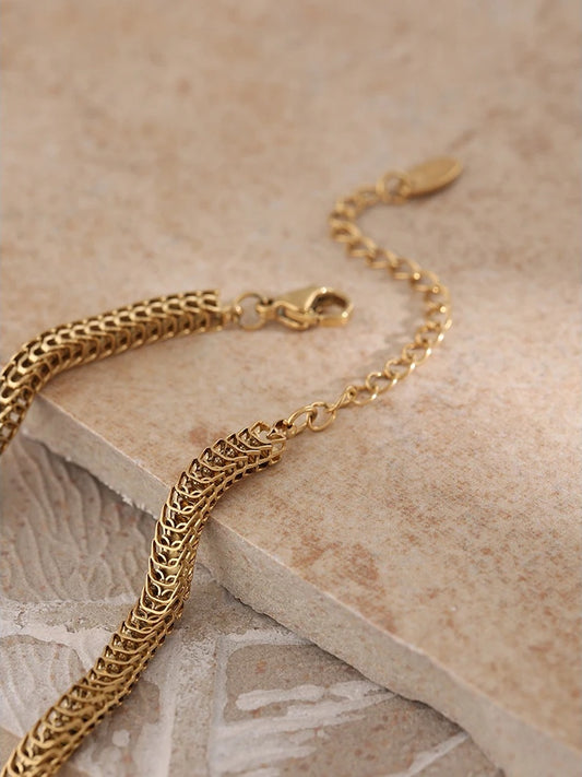 Chain necklace high quality golden collar - product image