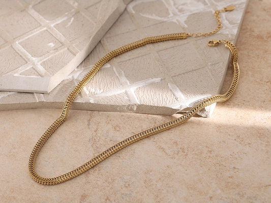 Chain necklace high quality golden collar - product image