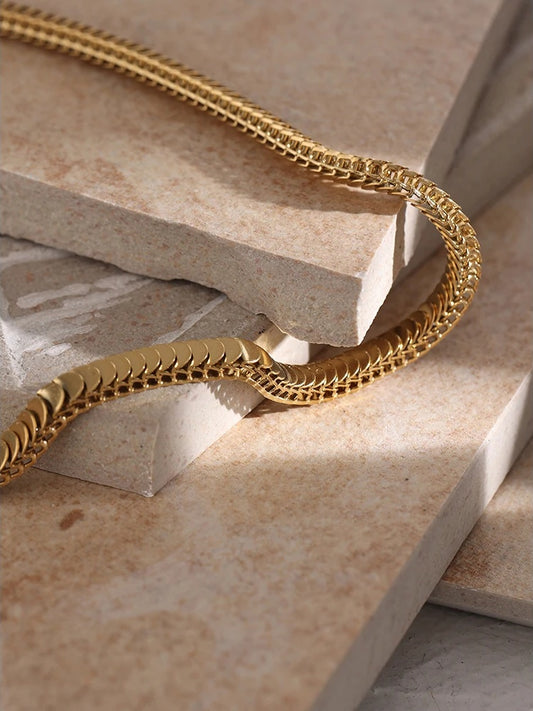 Chain necklace high quality golden collar - product image