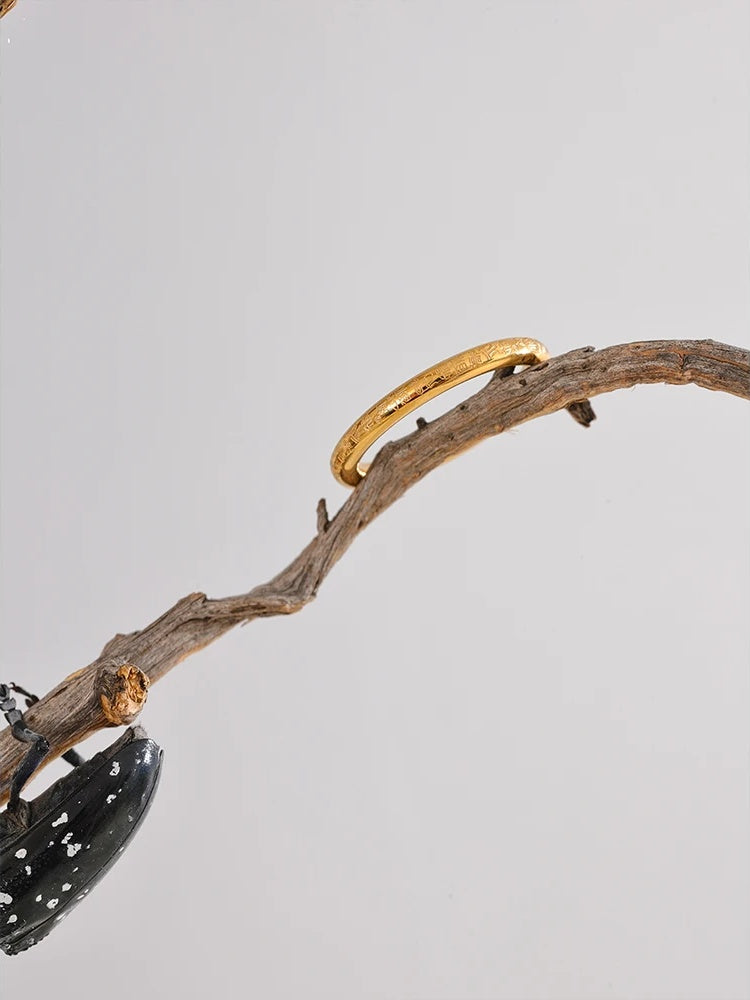 Chinese word fu lucky blessing ring - product image