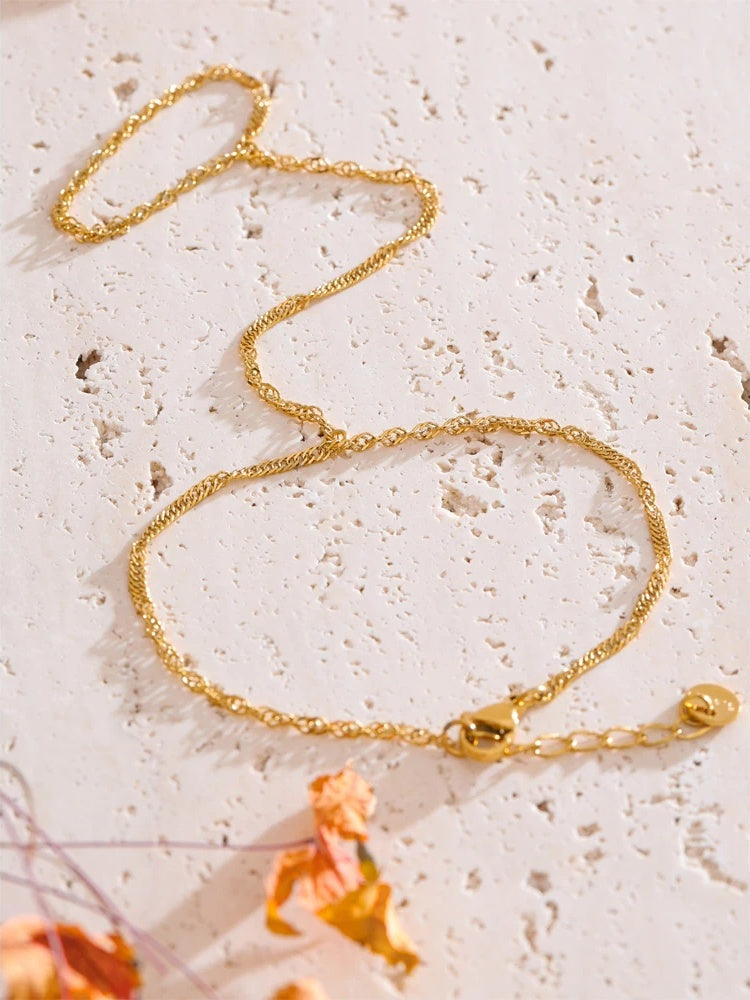 Classic chain minimalist fashion link bracelet - product image