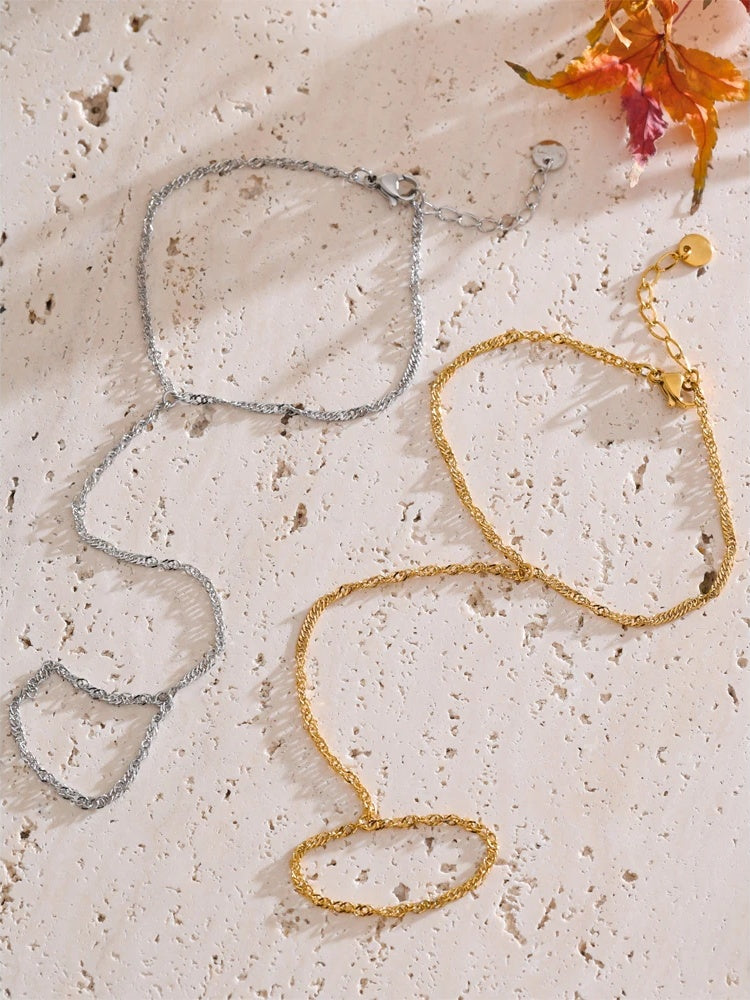 Classic chain minimalist fashion link bracelet - product image