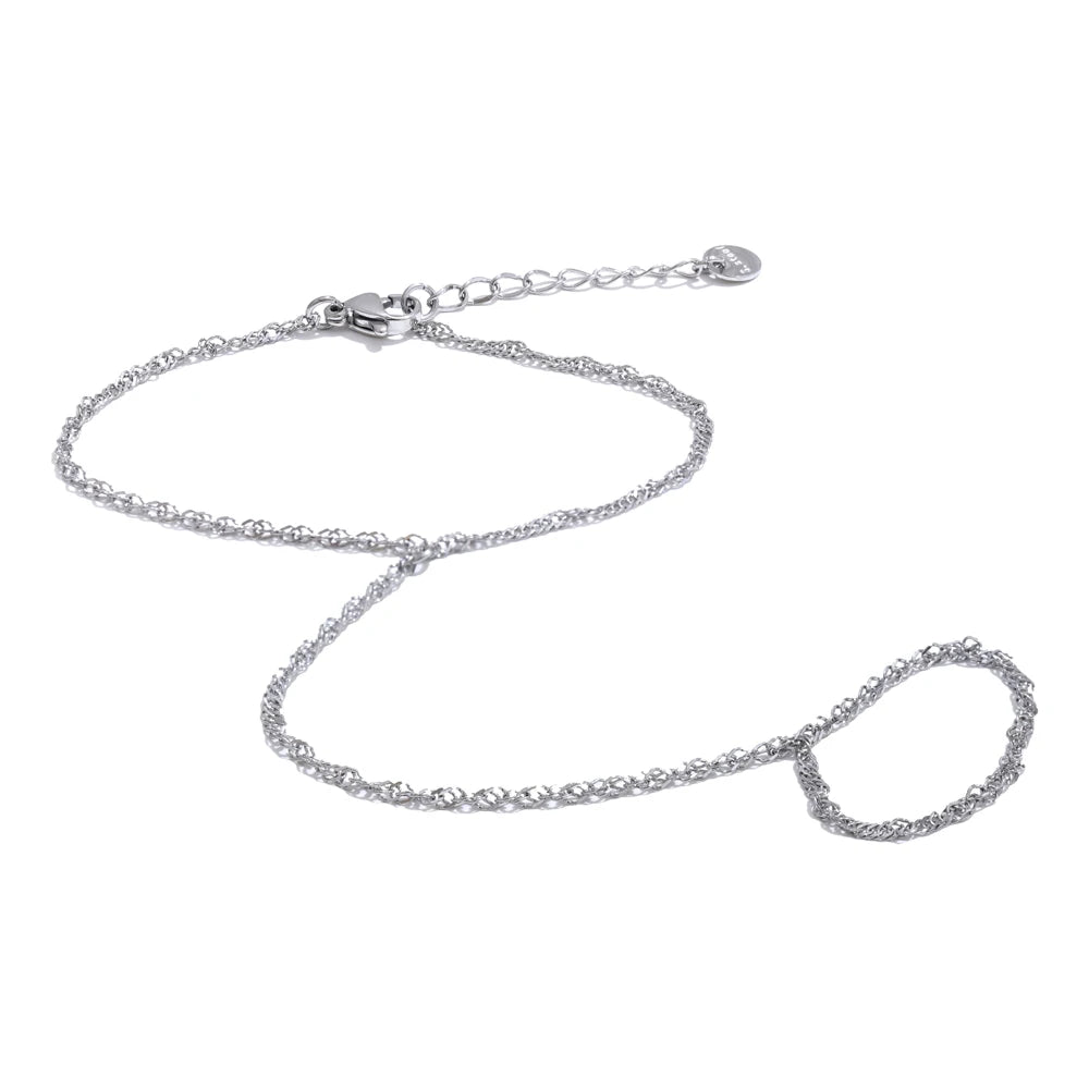 Classic chain minimalist fashion link bracelet - product image