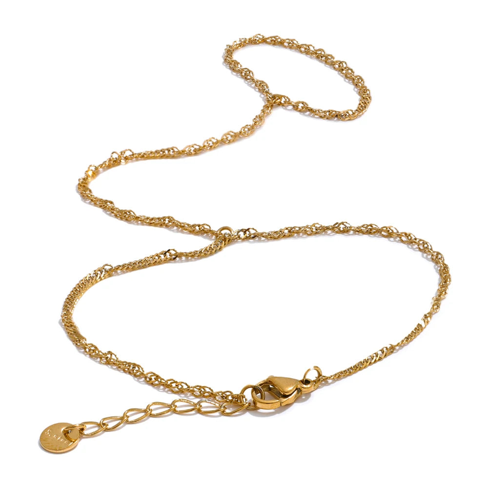Classic chain minimalist fashion link bracelet - product image