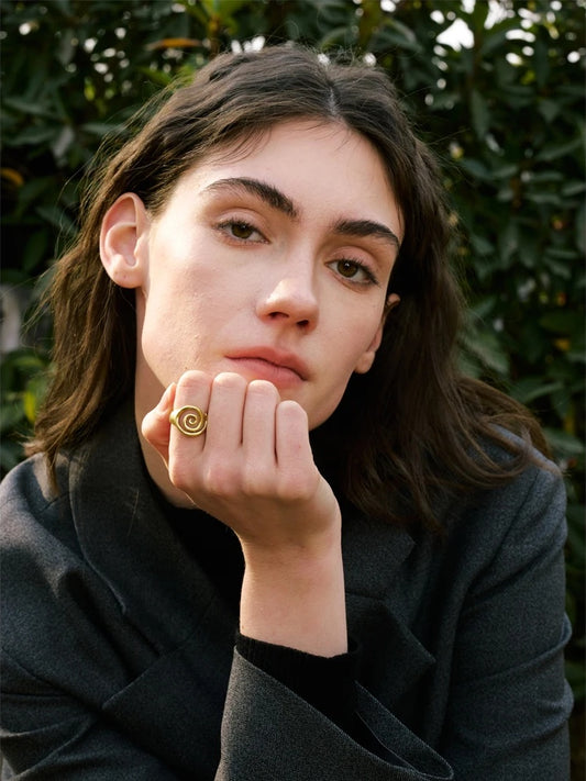 Conch ocean series modern casting ring women - product image