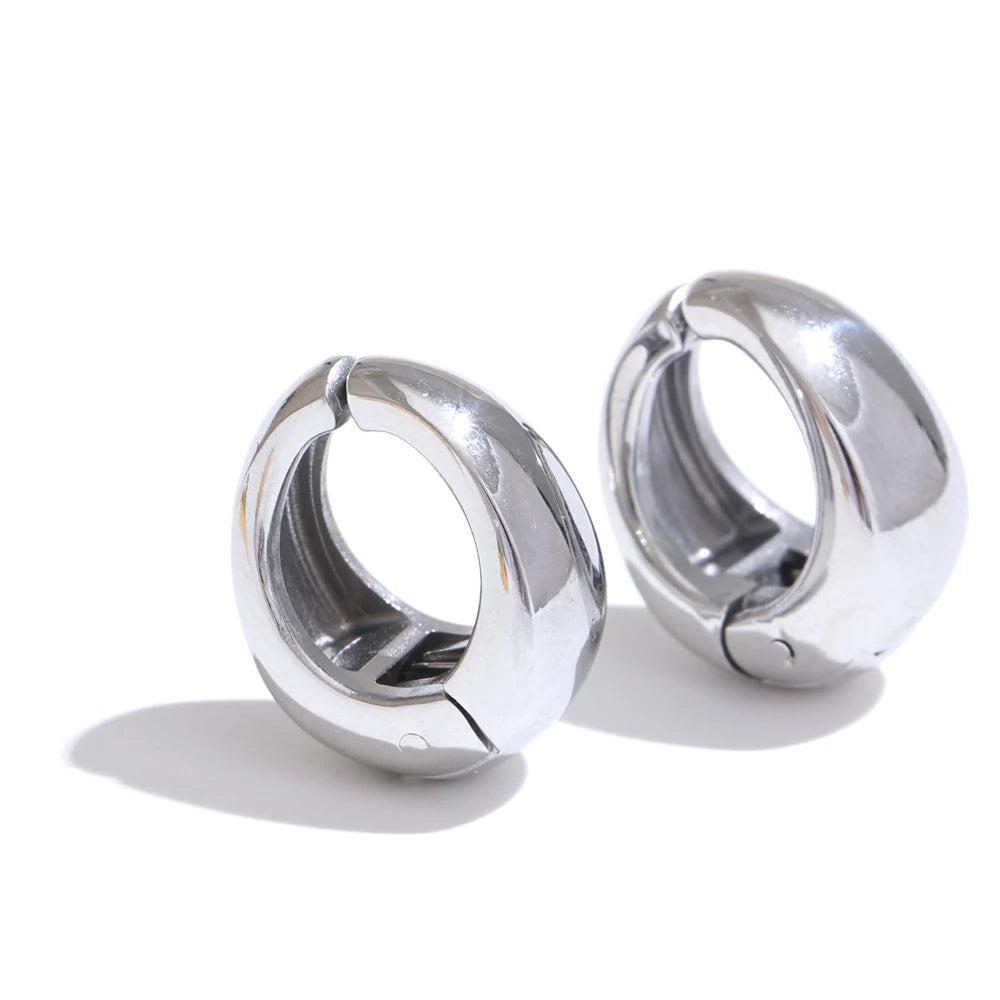 Creative clip earrings abstract design - product image