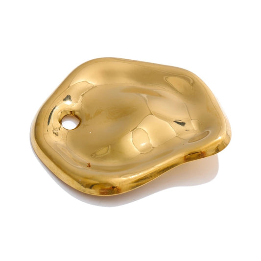 Distinctive metal gold silver brooch pin - product image