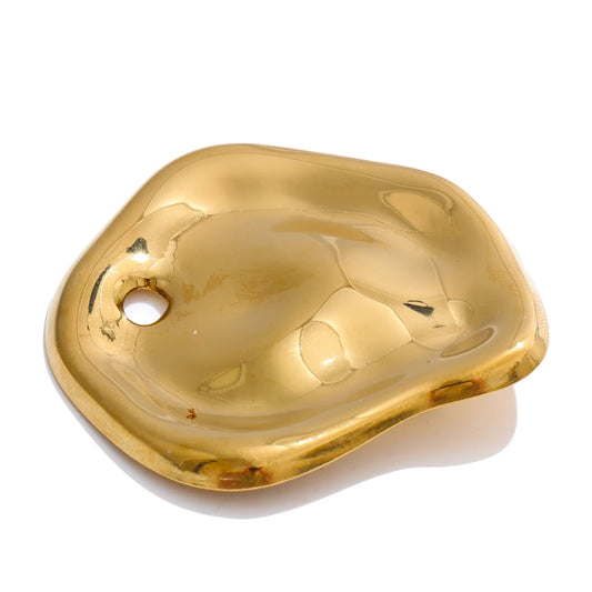 Distinctive metal gold silver brooch pin - product image