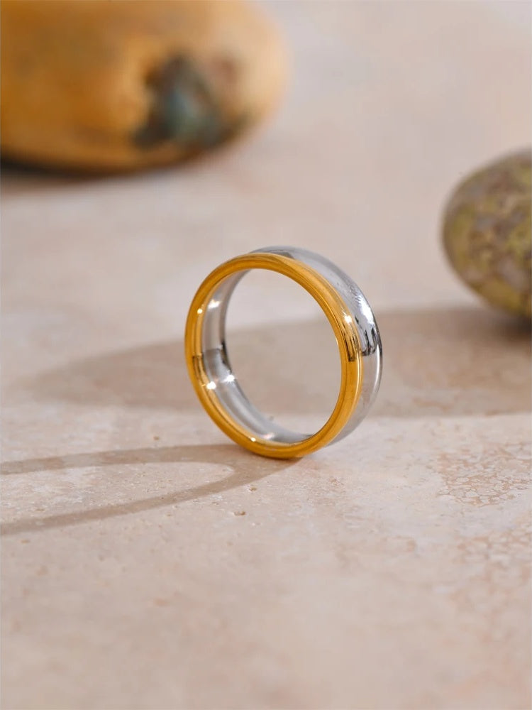 Double color fashion casting design ring - product image