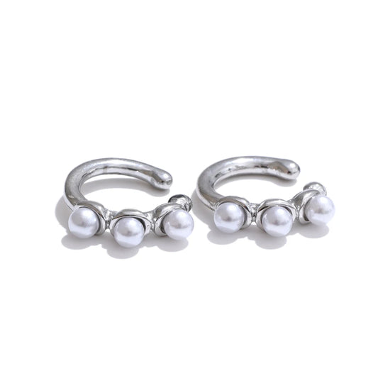 Ear bone non piercing clip earrings - product image