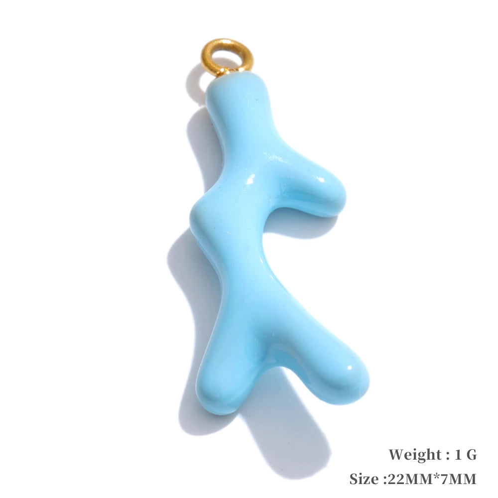 Enamel fruit cherry shell fish heart charms - product image