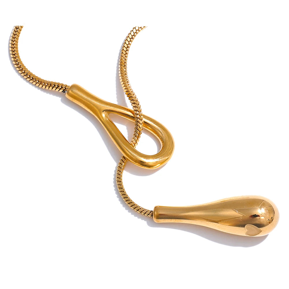Exquisite chain fashion 18k pvd plated necklace - product image