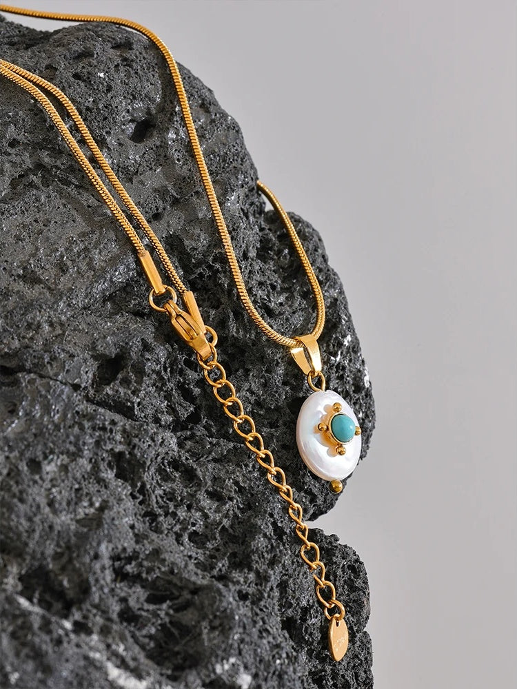 Freshwater pearls charm pendant necklace women - product image