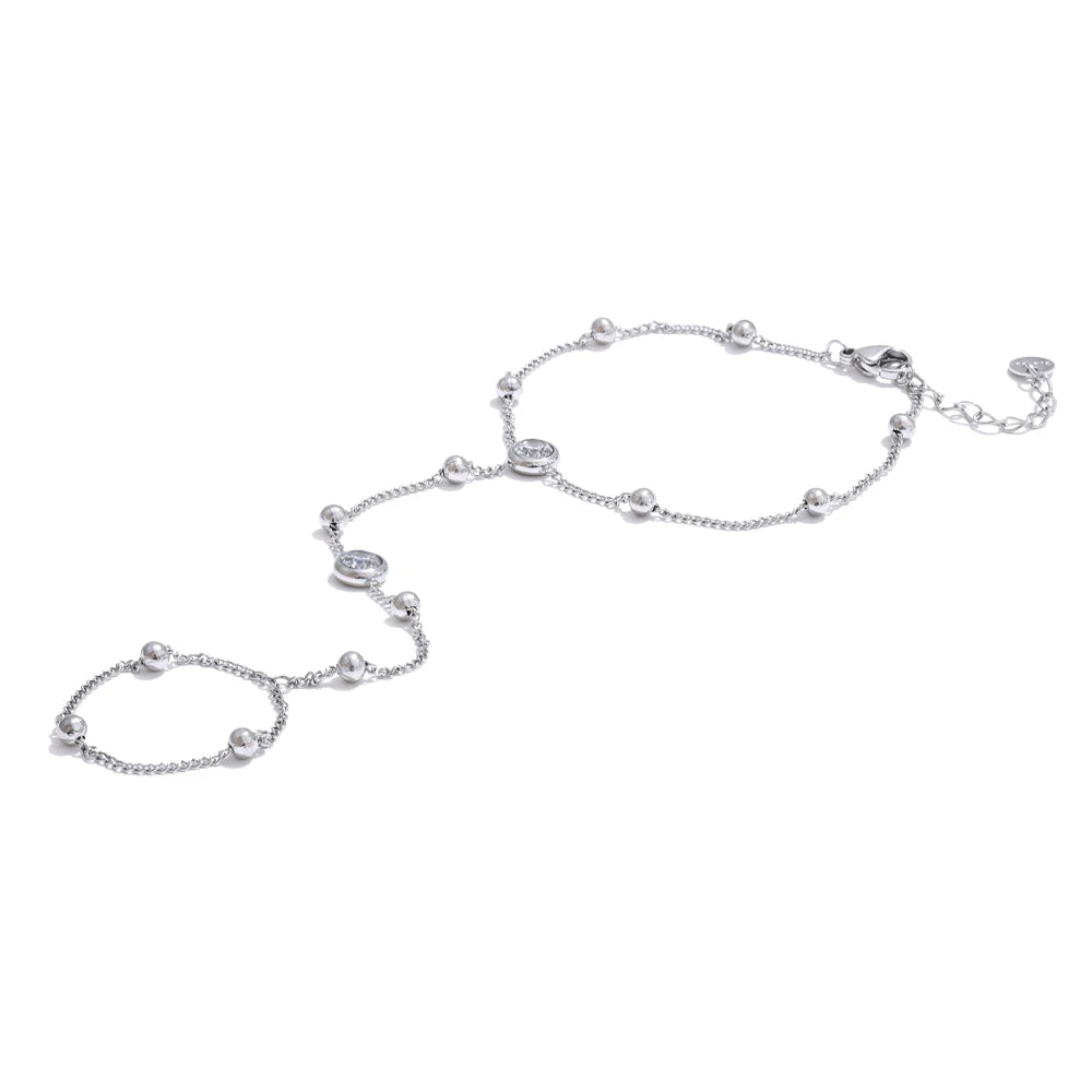 Hand chain with finger fashion bracelet women - product image