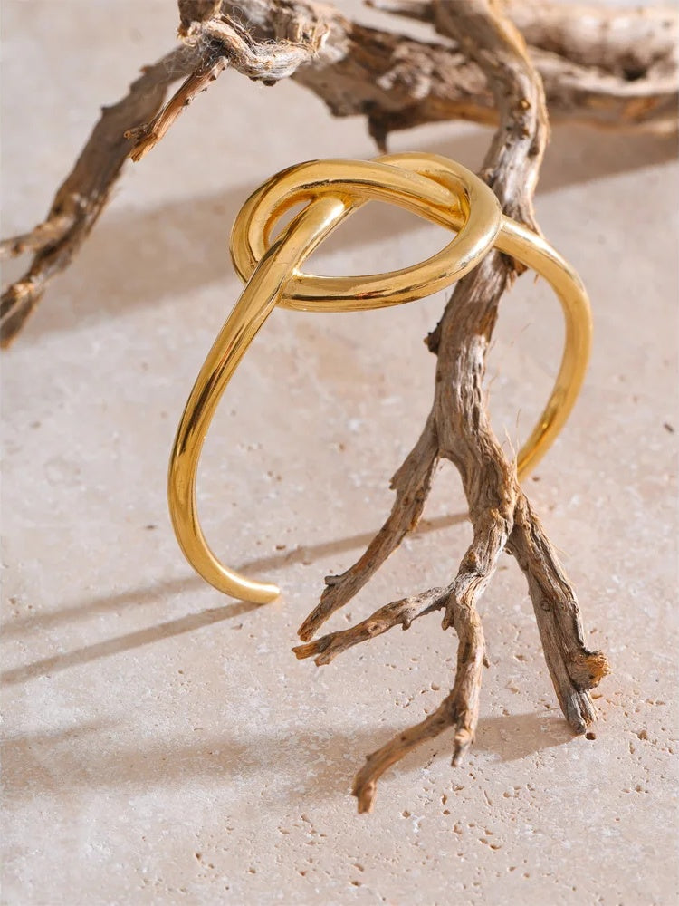 Heart cuff bracelet metal texture bangle - product image