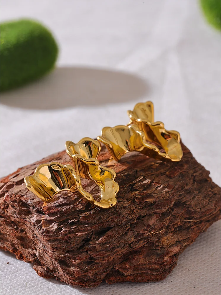Irregular modern stud earrings women - product image