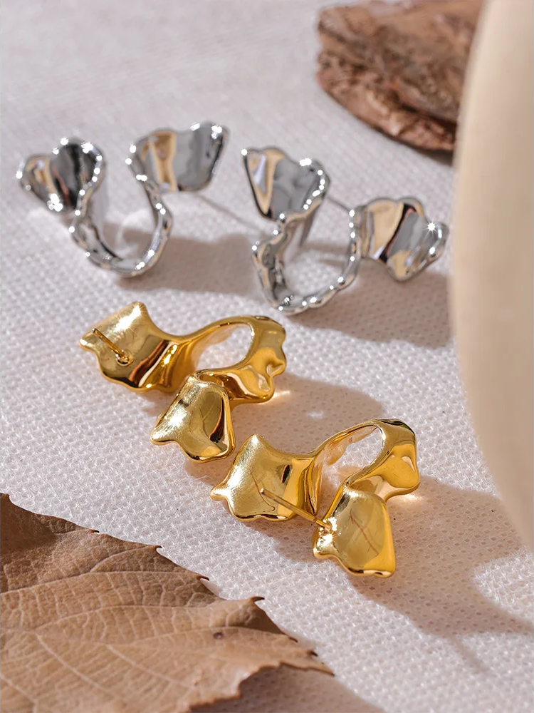 Irregular modern stud earrings women - product image