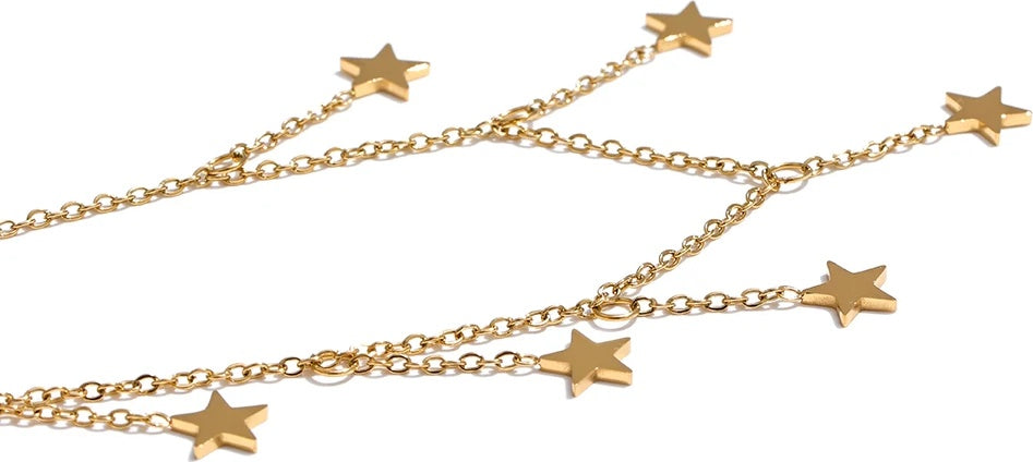 Long star chain beach anklet women fashion - product image