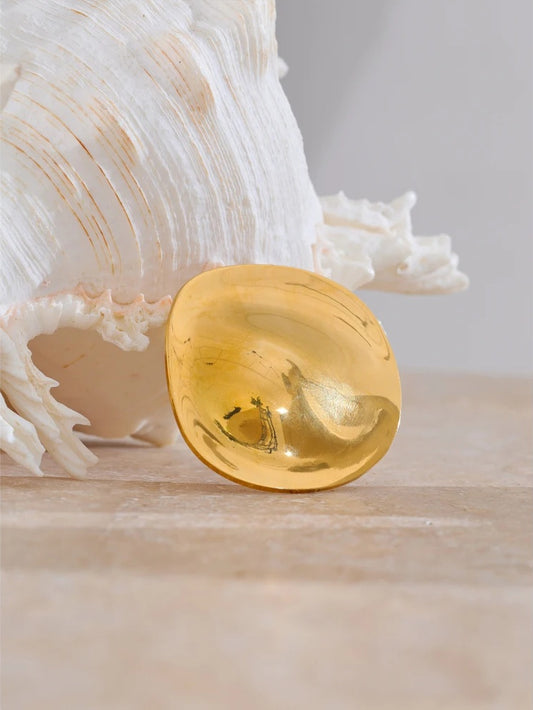 Minimalist big round abstract brooch pin unisex - product image
