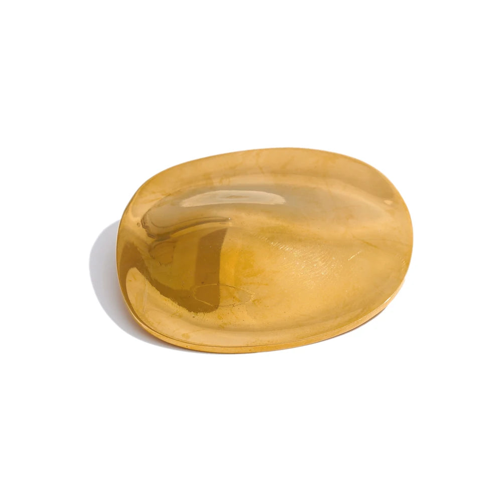 Minimalist big round abstract brooch pin unisex - product image