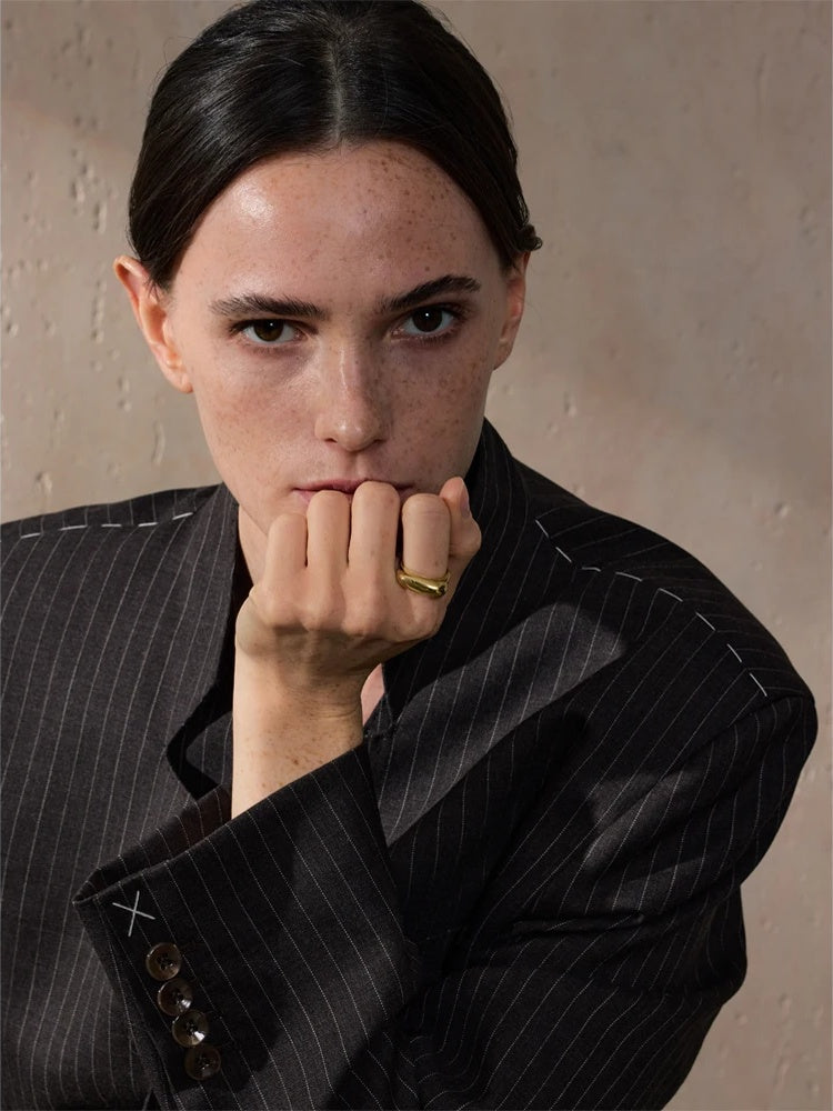 Minimalist casting modern waterproof fashion ring - product image