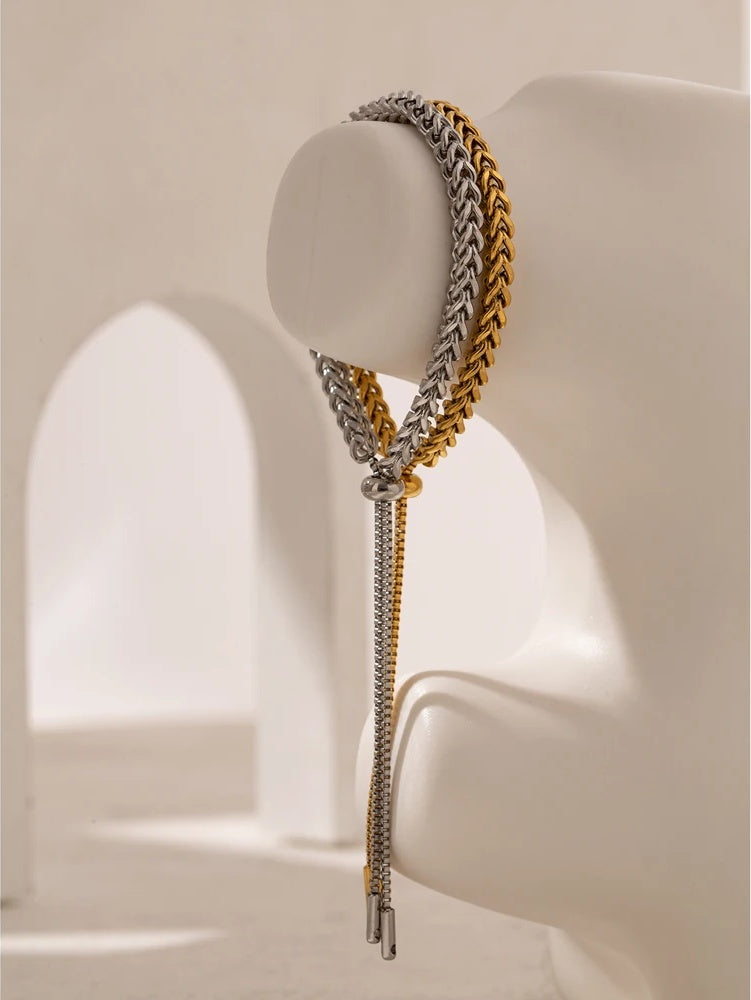 Minimalist link chain minimalist statement bracelet - product image