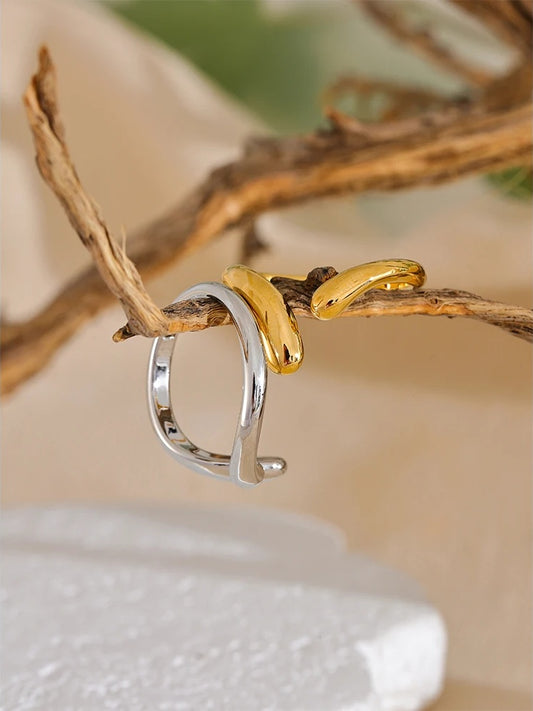Minimalist open chic adjustable thin finger ring - product image