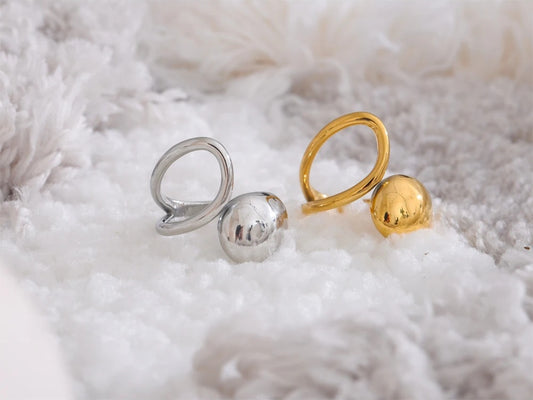 Modern open adjustable fashion ring - product image