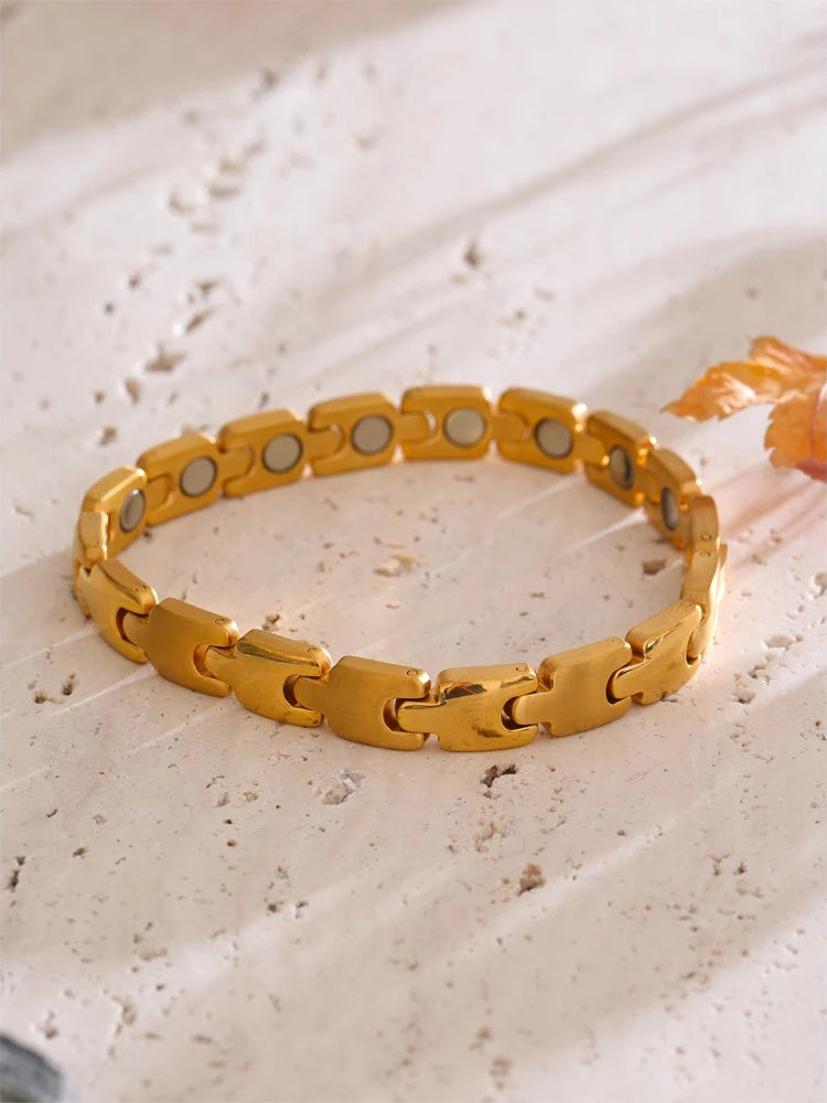 Modern waterproof stainless steel chain bracelet - product image