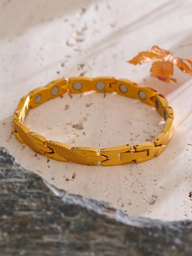 Modern waterproof stainless steel chain bracelet - product image