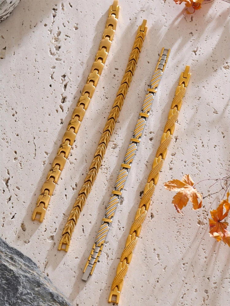 Modern waterproof stainless steel chain bracelet - product image