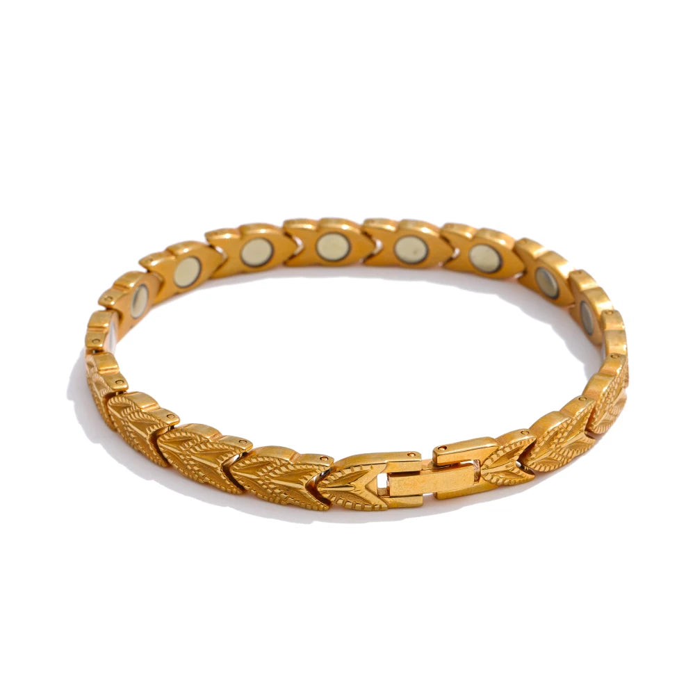 Modern waterproof stainless steel chain bracelet - product image