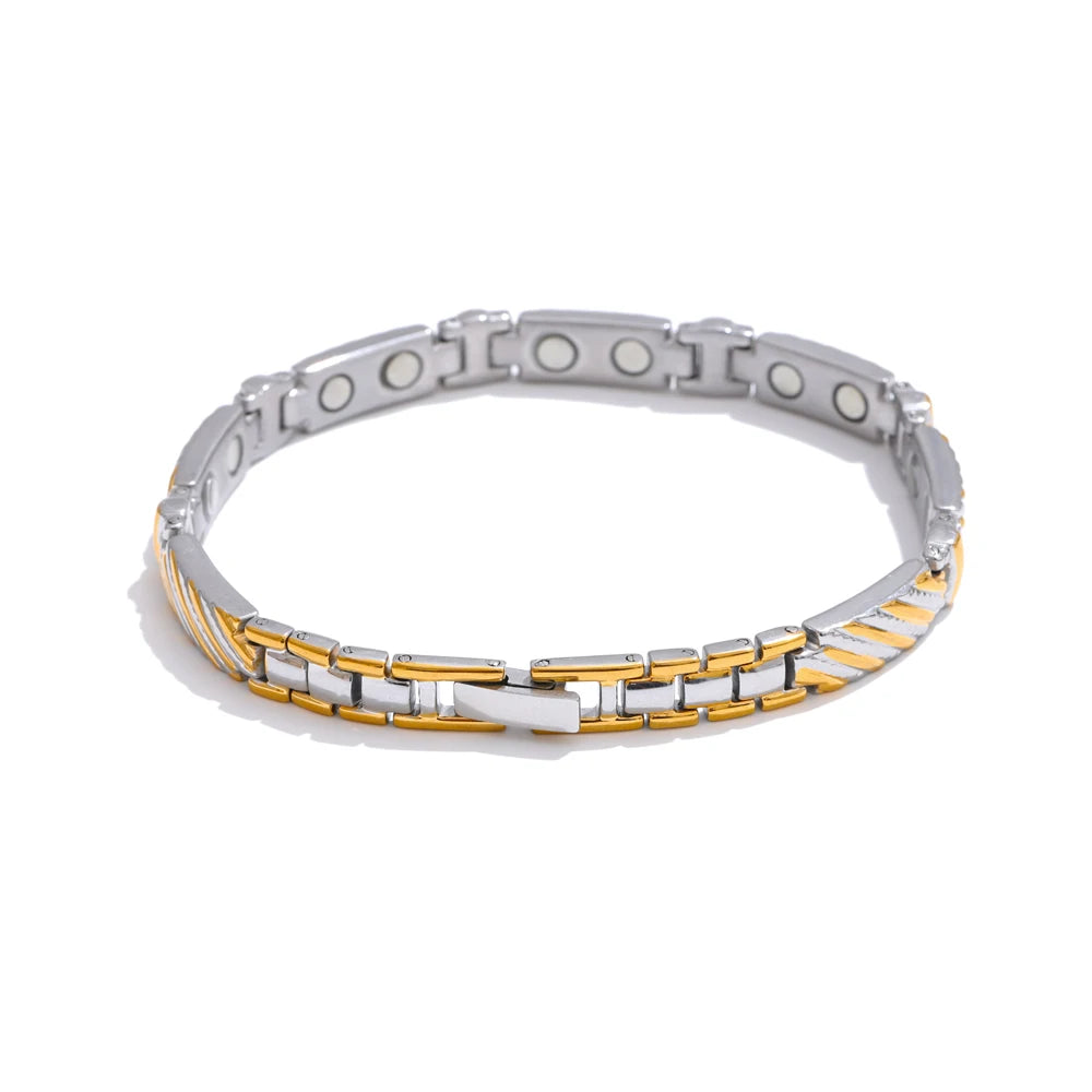 Modern waterproof stainless steel chain bracelet - product image