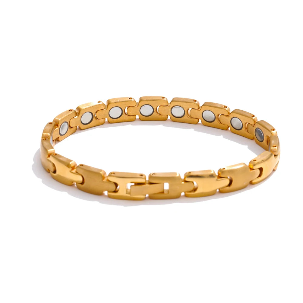 Modern waterproof stainless steel chain bracelet - product image
