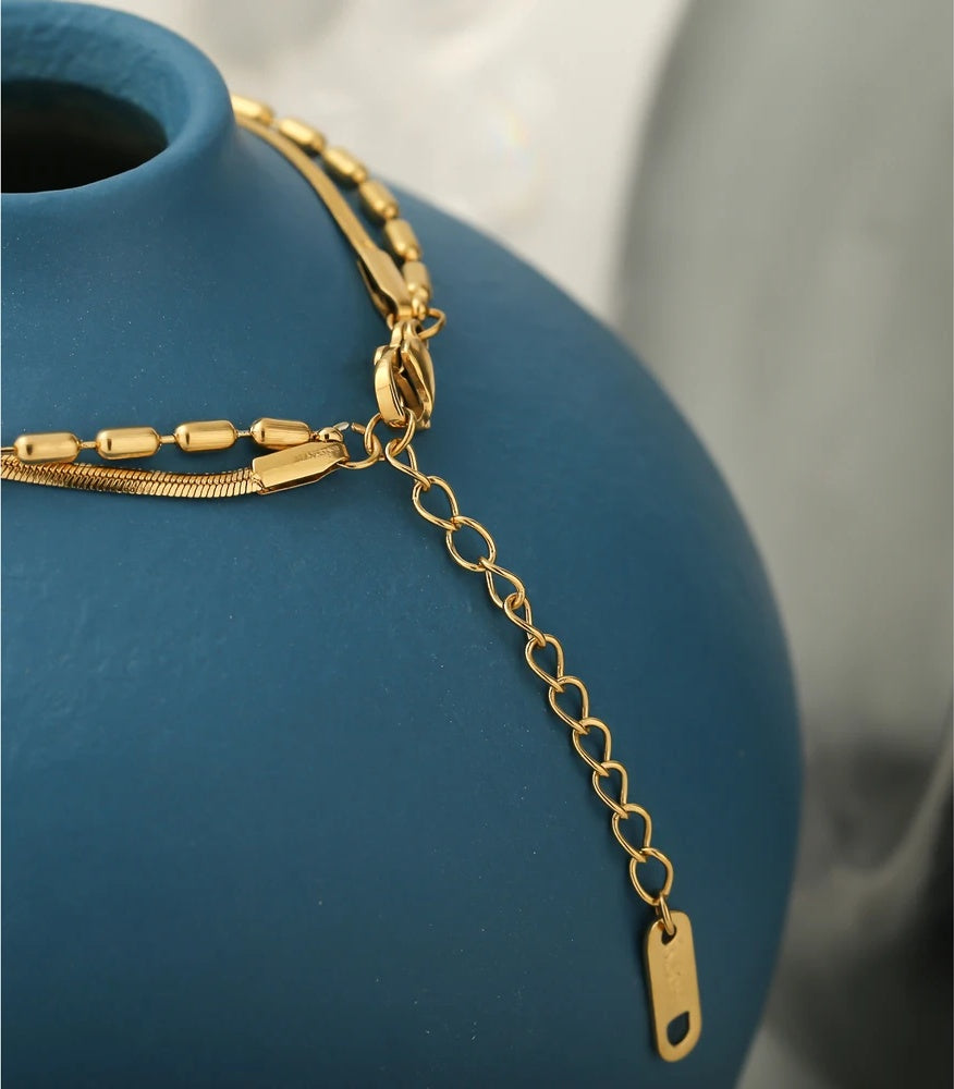 Multi-layer modern charm bracelet for women - product image