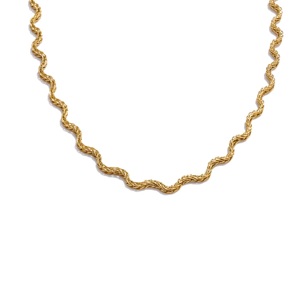 New chain chic quality waterproof collar necklace - product image