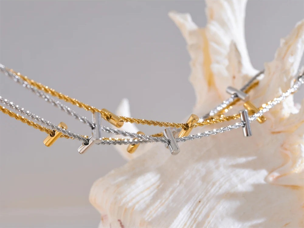 New style chain gold platinum necklace - product image
