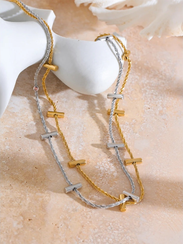 New style chain gold platinum necklace - product image
