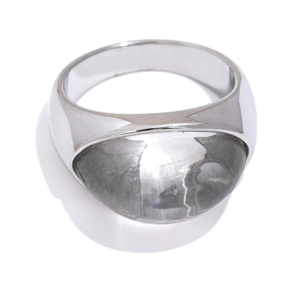 Resin abstract cast fashion mysterious ring - product image