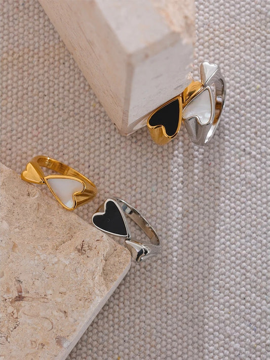 Shell acrylic stylish modern ring - product image