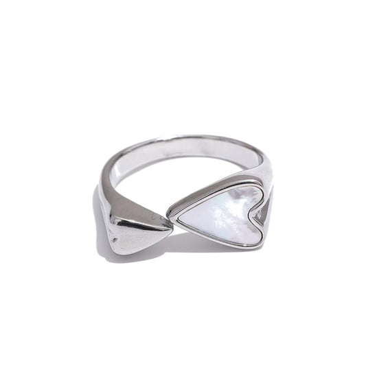 Shell acrylic stylish modern ring - product image