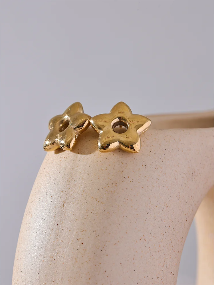 Star daily minimalist cast stud earrings women - product image