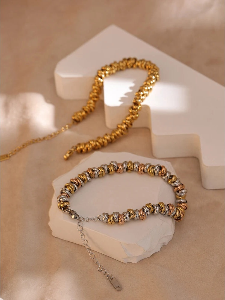 Thick chain bangle waterproof statement bracelet - product image