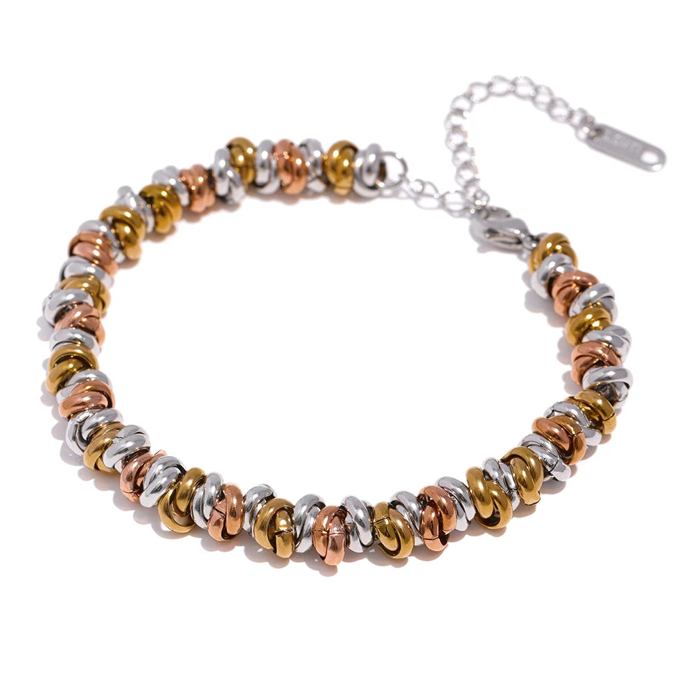 Thick chain bangle waterproof statement bracelet - product image