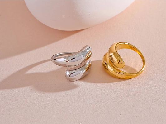 Unique sleek water resistant minimalist ring - product image