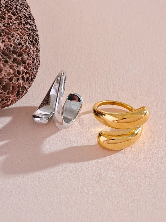 Unique sleek water resistant minimalist ring - product image